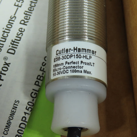 Eaton Cutler Hammer E58-30DP150-HLP Perfect-Prox Photoelectric Sensor 10-30VDC