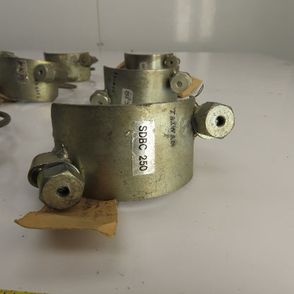 Kuriyama SDBC-250 Tiger Clamp Spiral Double-Bolt Clamp Lot Of 12