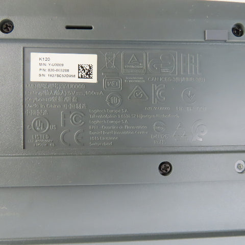 HP & Logitech Corded Keyboards SK-2880, KU-0316, Y-U0009, SK-28852 Lot of 4