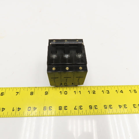 Idec NRBM3100 50A 3 Pole Circuit Protector Breaker 250VAC