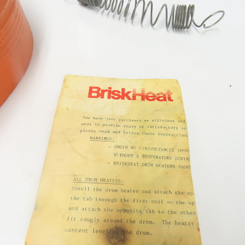 Brisk Heat Drum Barrel Band Heater 4" Wide 120V