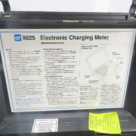 TIF 9025 Electronic Charging Meter
