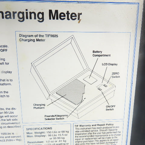 TIF 9025 Electronic Charging Meter