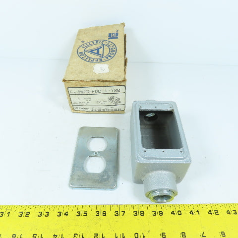 Appleton FDC-1-100 Cast Iron Deep Type Device Box 1"