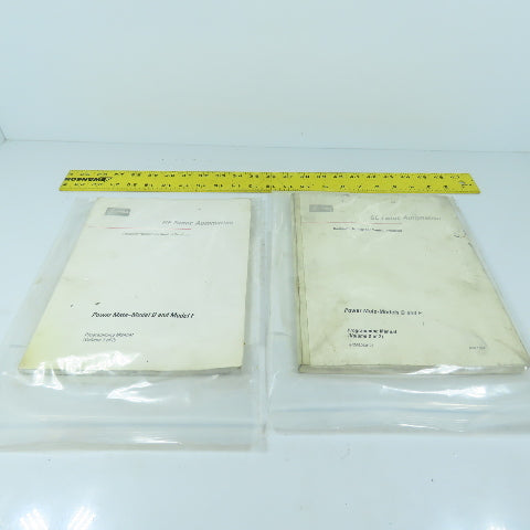 GE Fanuc GFZ-62093E/03 Power Mate Models D & F Programming Manuals Volume 1 & 2