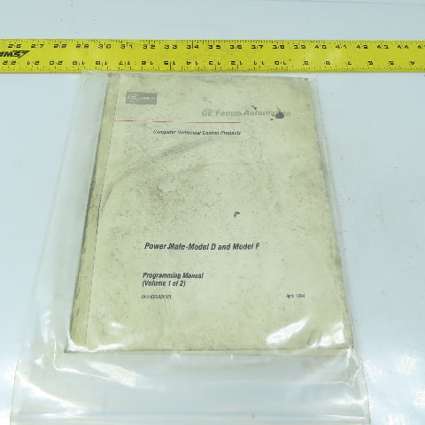 GE Fanuc GFZ-62093E/03 Power Mate Models D & F Programming Manuals Volume 1