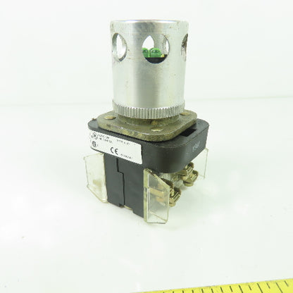 Allen Bradley 800T-QAL24G Ser T Green Momentary Pushbutton 24V N78G Lamp