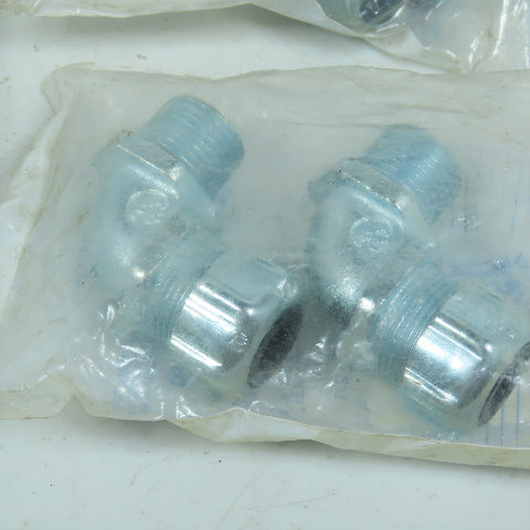 Quality 17441 1/2" Liquidtight Flexible Conduit Connector 90° Elbow Lot/6