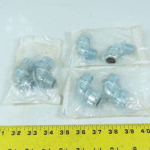 Quality 17441 1/2" Liquidtight Flexible Conduit Connector 90° Elbow Lot/6