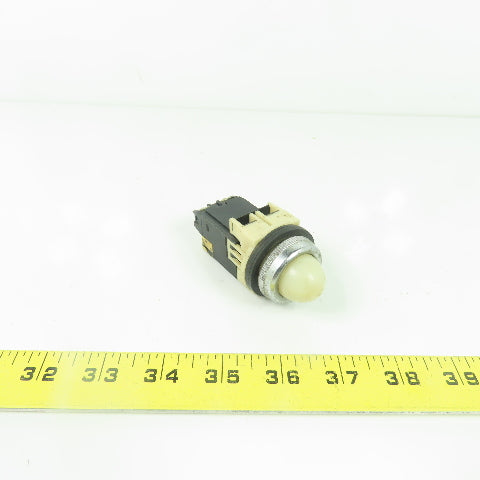 Fuji AH30-7M White Pilot Light 50V Max 2W