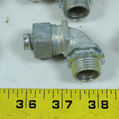 3/8" Liquidtight Flexible Conduit Connector 90° Elbow Lot Of 18