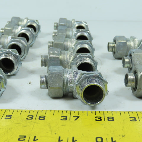 3/8" Liquidtight Flexible Conduit Connector 90° Elbow Lot Of 18