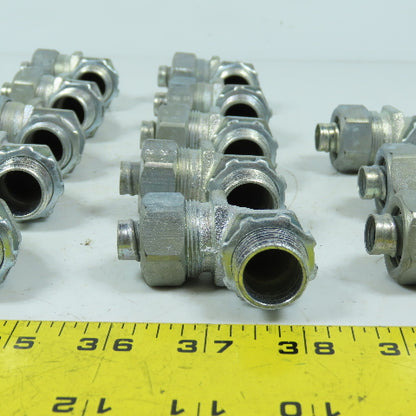 3/8" Liquidtight Flexible Conduit Connector 90° Elbow Lot Of 18
