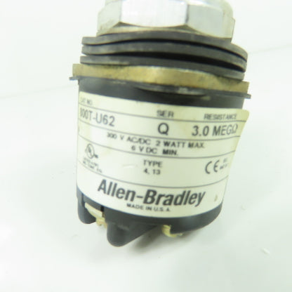 Allen Bradley 800T-U62 Ser Q Potentiometer 3.0MEGO 300VAC 2W