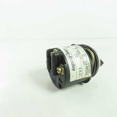 Allen Bradley 800T-U62 Ser Q Potentiometer 3.0MEGO 300VAC 2W