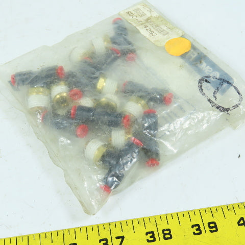 SMC KQT01-35S 3-Way Branch Tee 1/8" Tube x 1/4" Male NPT Pack Of 10