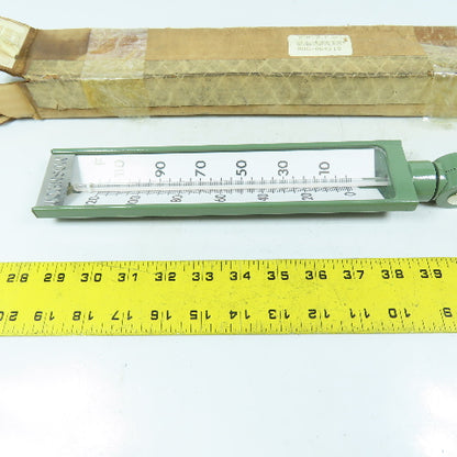 Johnson T-2 9" Glass Tube Thermometer 3-1/2" Probe 17" OAL 0-120°F