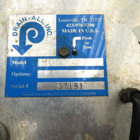 Drain All Inc. Model 1500 Automatic Condensate Drain