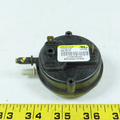 Honeywell IS20226-5248 J1106778-001 Furnace Air Pressure Switch 0.45" WC PF