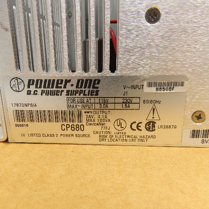 Power One CP680 Power Supply Unit 115/230V Input 24V DC Output NOS