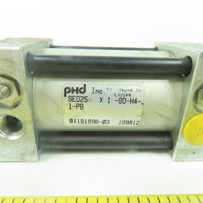 PHD SED25 x 1-G0-H4 Double Acting Pneumatic Cylinder 1" Stroke 1.5" Bore