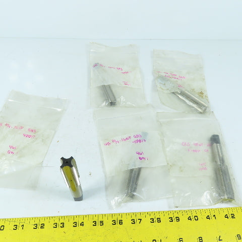 UB Union Butterfield 3/4"-16 GH3 HSS 4-Flute Plug Tap 2" Thread Length Lot Of 5