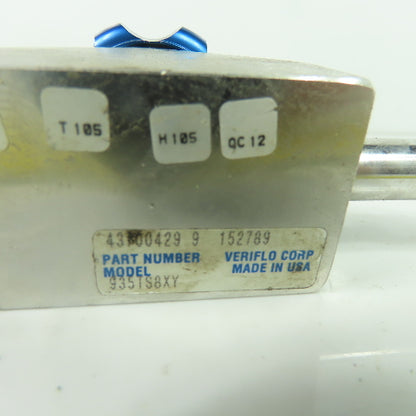 Veriflo 935TS8XY Diaphragm Valve 300PSI 1/2"