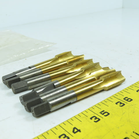 GTD 1/2"-20 NF HS 3-Flute Taper Tap 3/4" Thread Length Coated Lot Of 6
