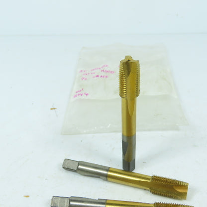 GTD 1/2"-20 NF HS 3-Flute Taper Tap 3/4" Thread Length Coated Lot Of 6