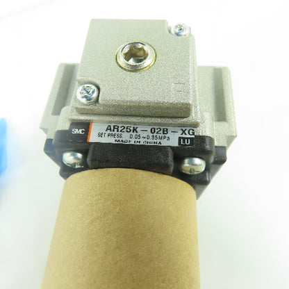 SMC AR25K-02B-XG Pneumatic Regulator 0.05-0.85MPa 1/4" NPT