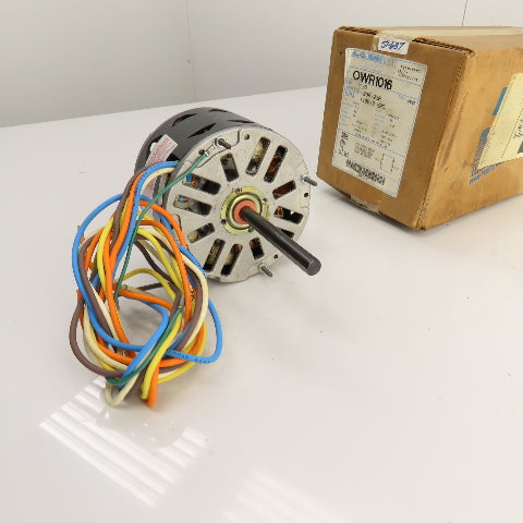 AO Smith F48SE6L13 1/6HP 3-Speed Electric Motor 208-230V 1PH 1100RPM 48T Fr. New
