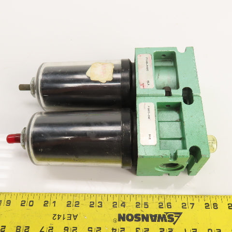 Numatics F30B-04AC F30D-04 Compressed Air Filter & Lubricator Combo