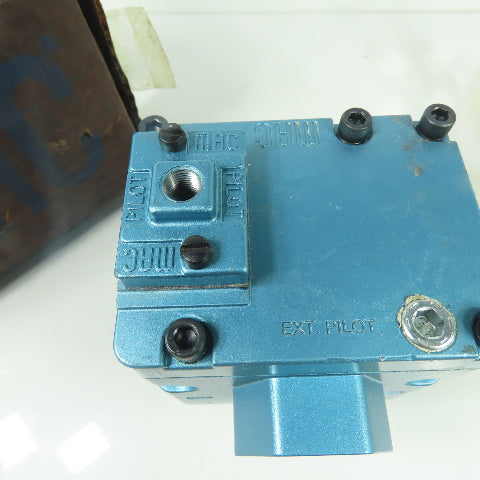 MAC 57D-52-RA Solenoid Valve 150PSI (2)3/4" NPT (1)1" NPT NEW