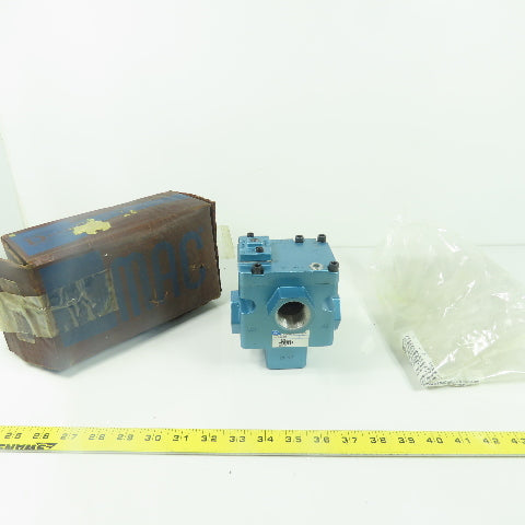 MAC 57D-52-RA Solenoid Valve 150PSI (2)3/4" NPT (1)1" NPT NEW