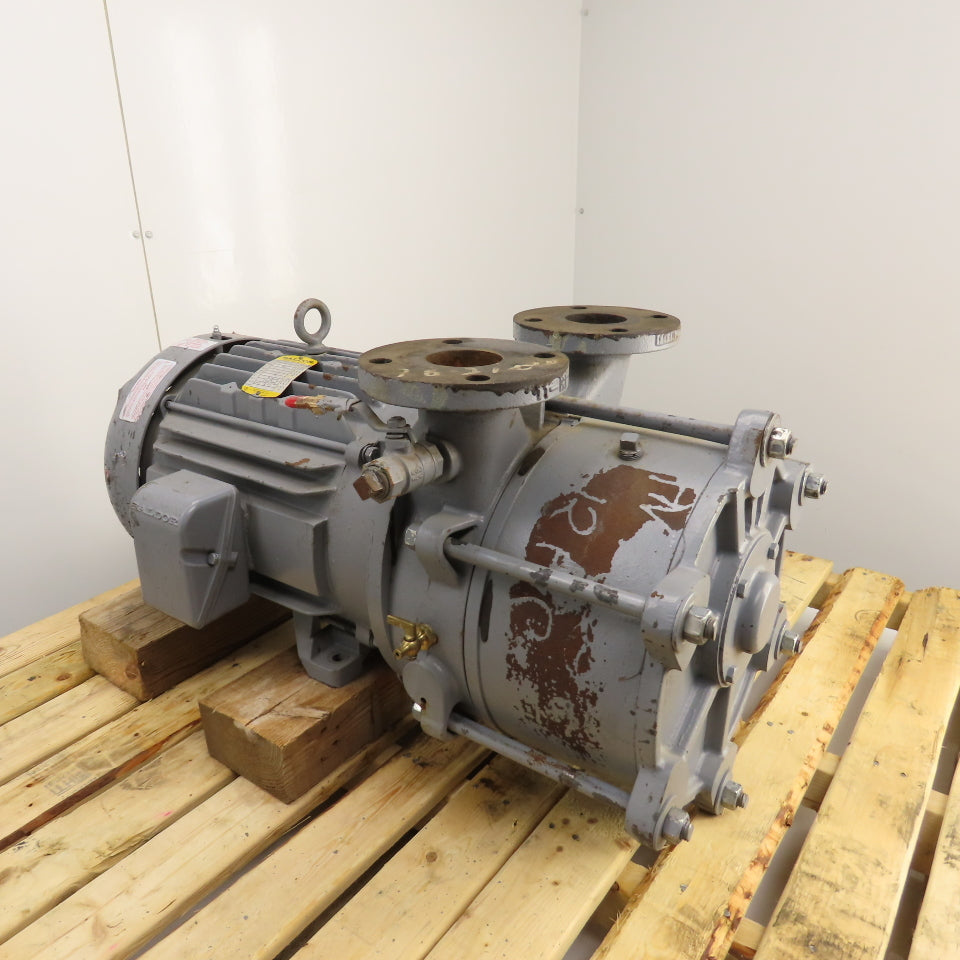 Sutorbilt CHR1200S 20HP Liquid Ring Vacuum Pump 230/460V 3PH 2.5" x 2.5"