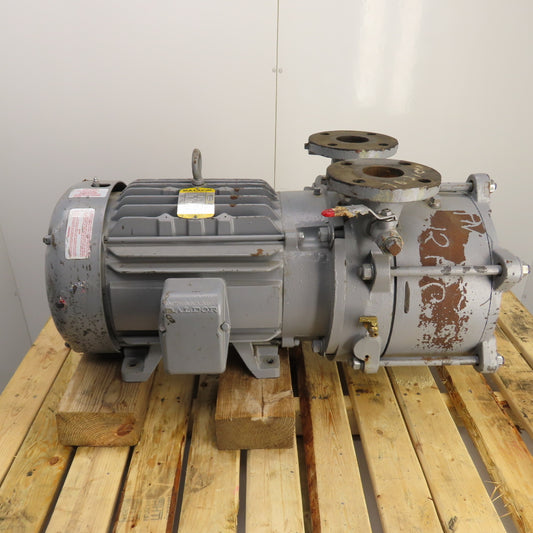 Sutorbilt CHR1200S 20HP Liquid Ring Vacuum Pump 230/460V 3PH 2.5" x 2.5"