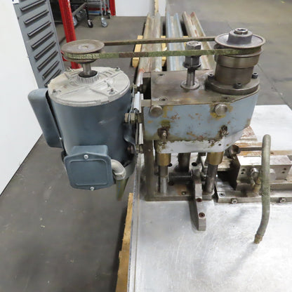 Semi Automatic Corner Rounding Milling Notching Hole Drill Press 3 Axis 1Ph