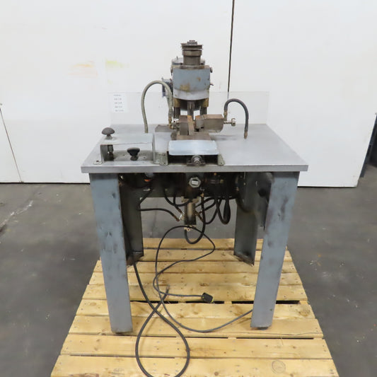 Semi Automatic Corner Rounding Milling Notching Hole Drill Press 3 Axis 1Ph