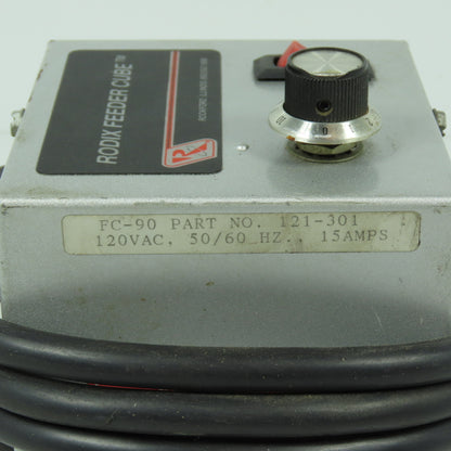 Rodix 121-301 FC-90 Vibratory Feeder Cube Controller 120V 50/60HZ 15 Amps W/Cord