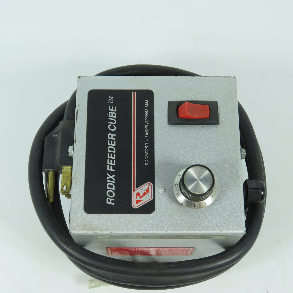 Rodix 121-301 FC-90 Vibratory Feeder Cube Controller 120V 50/60HZ 15 Amps W/Cord
