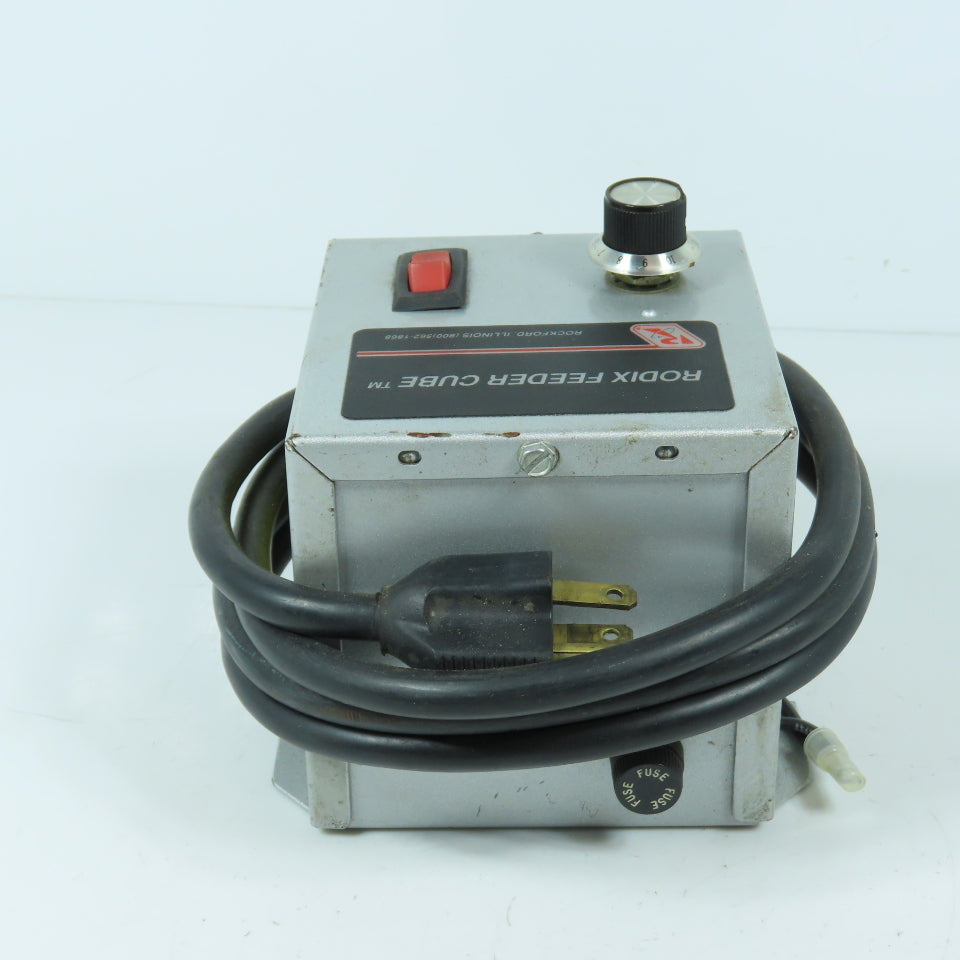 Rodix 121-301 FC-90 Vibratory Feeder Cube Controller 120V 50/60HZ 15 Amps W/Cord