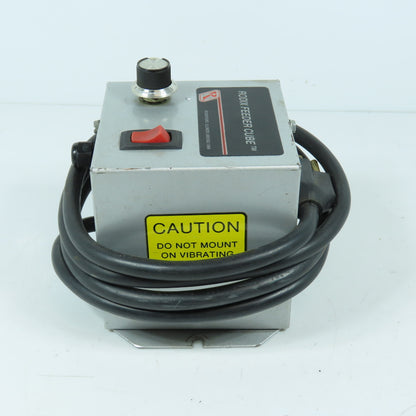 Rodix 121-301 FC-90 Vibratory Feeder Cube Controller 120V 50/60HZ 15 Amps W/Cord