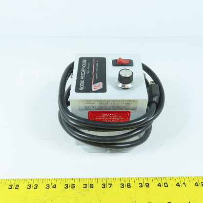 Rodix 121-820 FC-90 PLUS Vibratory Feeder Cube Controller 120V 15 Amps W/ Cord