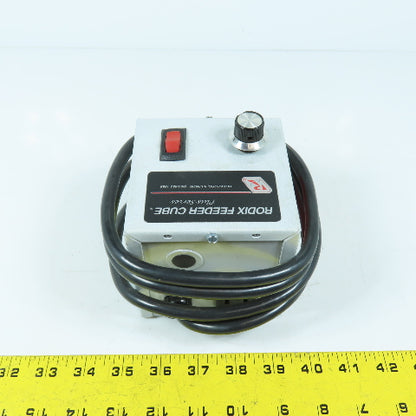 Rodix 121-820 FC-90 PLUS Vibratory Feeder Cube Controller 120V 15 Amps W/ Cord