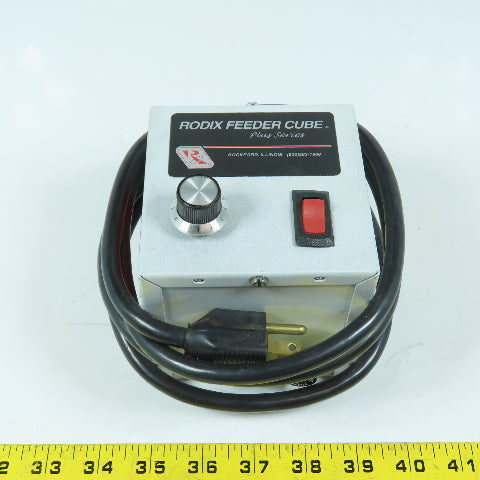 Rodix 121-820 FC-90 PLUS Vibratory Feeder Cube Controller 120V 15 Amps W/ Cord
