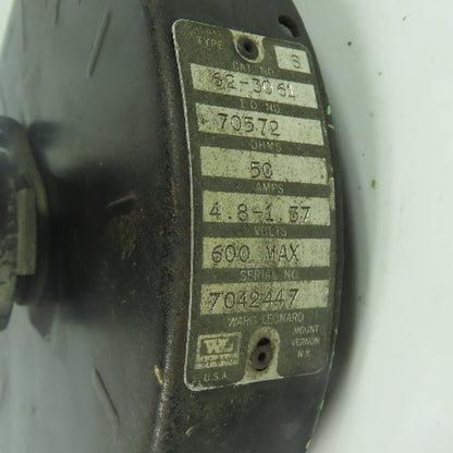 Ward Leonard 62-3061 4.8A Potentiometer 50OHMS 600V Max 70572