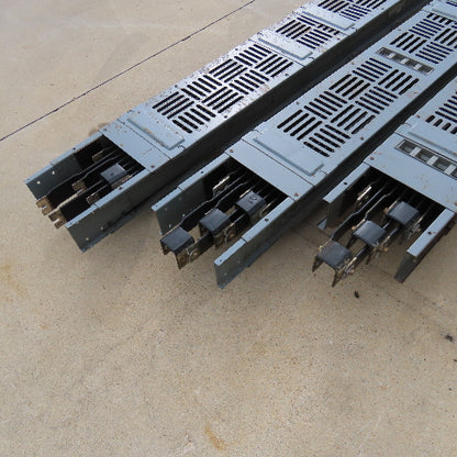 Westinghouse 372D 275 G22 1350A 4 Wire 3Ph 277/480V Bus Duct 3 Sections 50' Run
