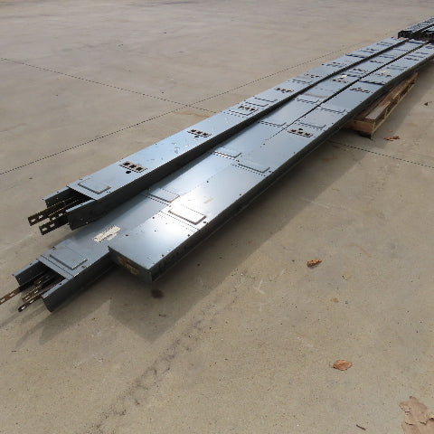 Westinghouse 60A9475G65 225A 277/480V 4 Wire 3Ph Bus Duct 3 Sections 60' Run