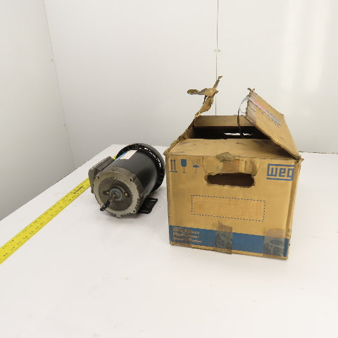 WEG 00156ES3EJP56J-S 1.5HP AC Electric Motor 3460RPM 208-230/460V 3PH 56J Frame
