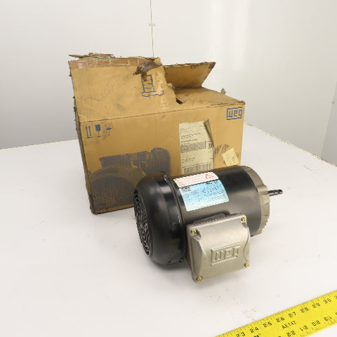 WEG 00156ES3EJP56J-S 1.5HP AC Electric Motor 3460RPM 208-230/460V 3PH 56J Frame